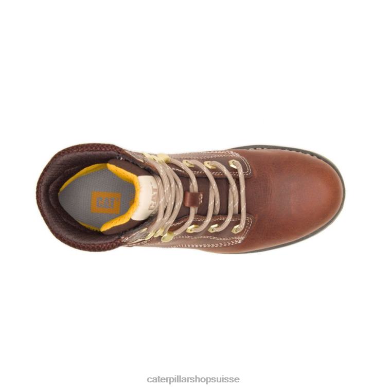 Caterpillar botte de travail paisley 6\" à embout d\'acier fauve femmes 0T2P8279 | bottes de travail