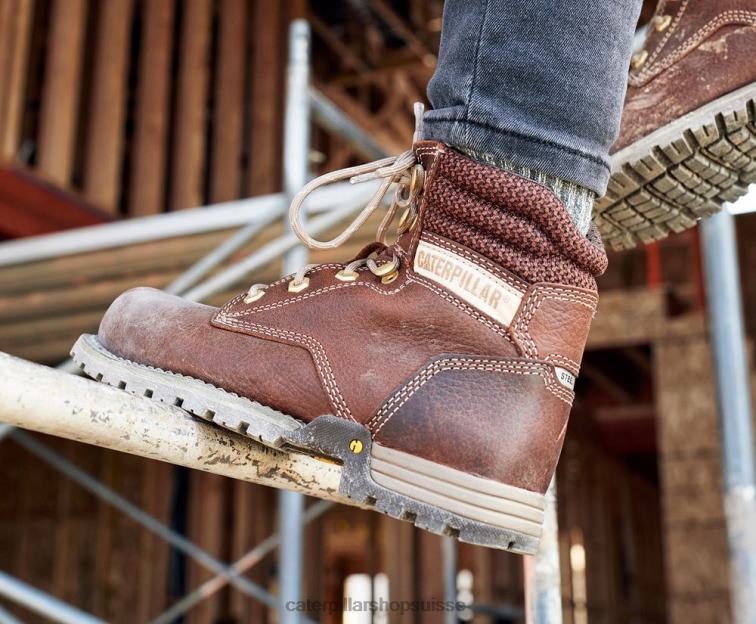 Caterpillar botte de travail paisley 6\" à embout d\'acier fauve femmes 0T2P8279 | bottes de travail