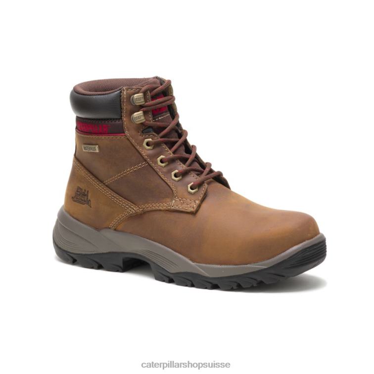 Caterpillar botte de travail étanche dryverse 6\" Beige foncé femmes 0T2P8302 | bottes de travail