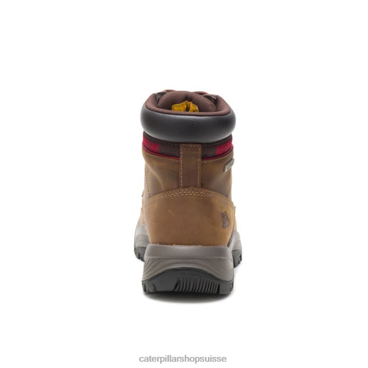 Caterpillar botte de travail étanche dryverse 6\" Beige foncé femmes 0T2P8302 | bottes de travail