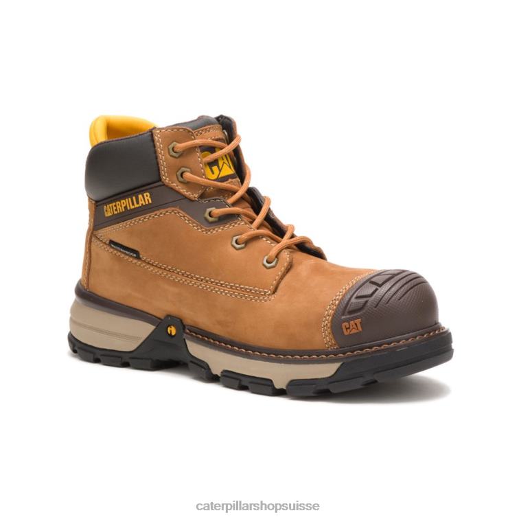 Caterpillar excavatrice superlite botte de travail en composite de carbone imperméable à l\'eau brun soudan femmes 0T2P8268 | bottes de travail