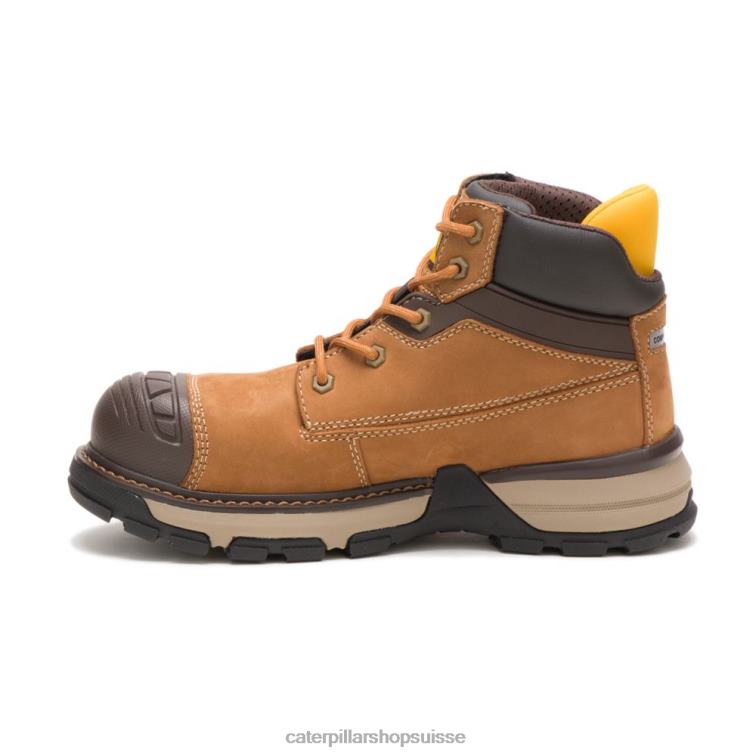 Caterpillar excavatrice superlite botte de travail en composite de carbone imperméable à l\'eau brun soudan femmes 0T2P8268 | bottes de travail