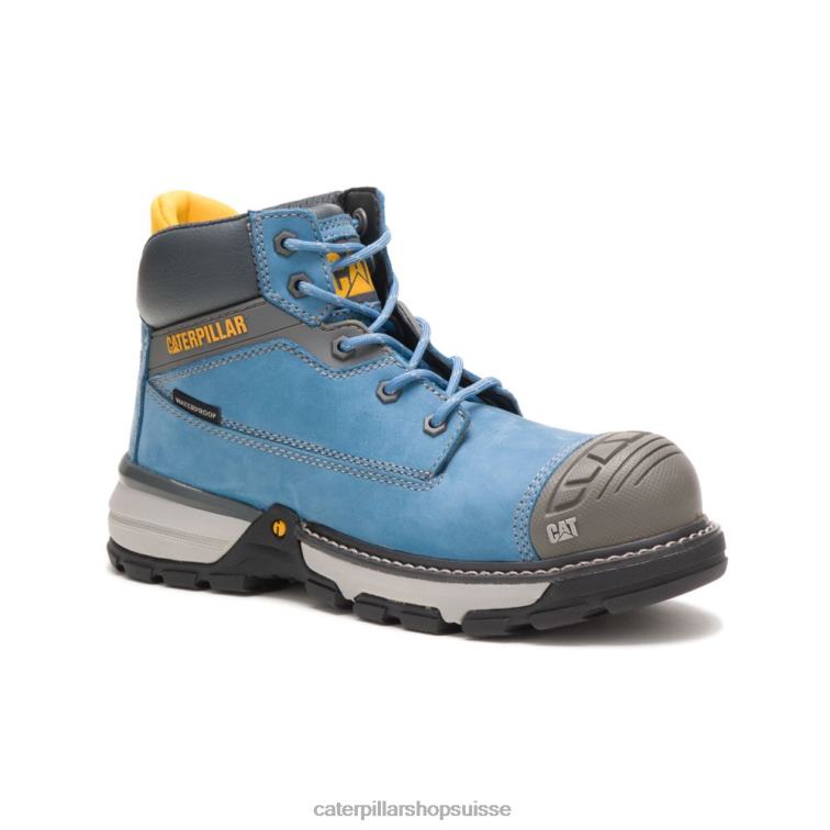Caterpillar excavatrice superlite botte de travail en composite de carbone imperméable à l\'eau ciel bleu femmes 0T2P8269 | bottes de travail