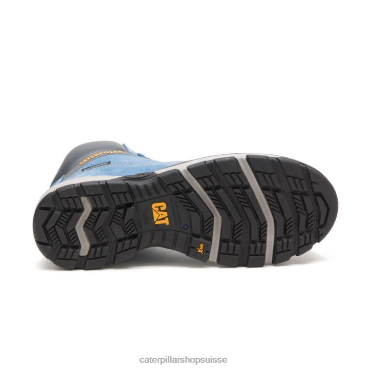 Caterpillar excavatrice superlite botte de travail en composite de carbone imperméable à l\'eau ciel bleu femmes 0T2P8269 | bottes de travail