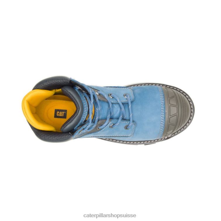Caterpillar excavatrice superlite botte de travail en composite de carbone imperméable à l\'eau ciel bleu femmes 0T2P8269 | bottes de travail