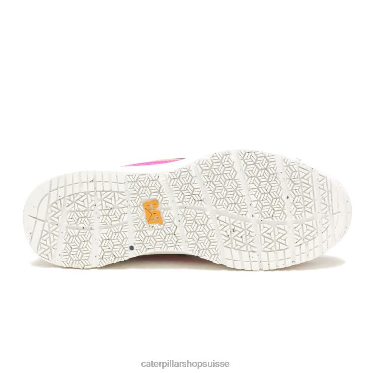 Caterpillar Chaussure de travail à bout en composite de carbone Stream Runner noir/rose femmes 0T2P8289 | chaussures de travail