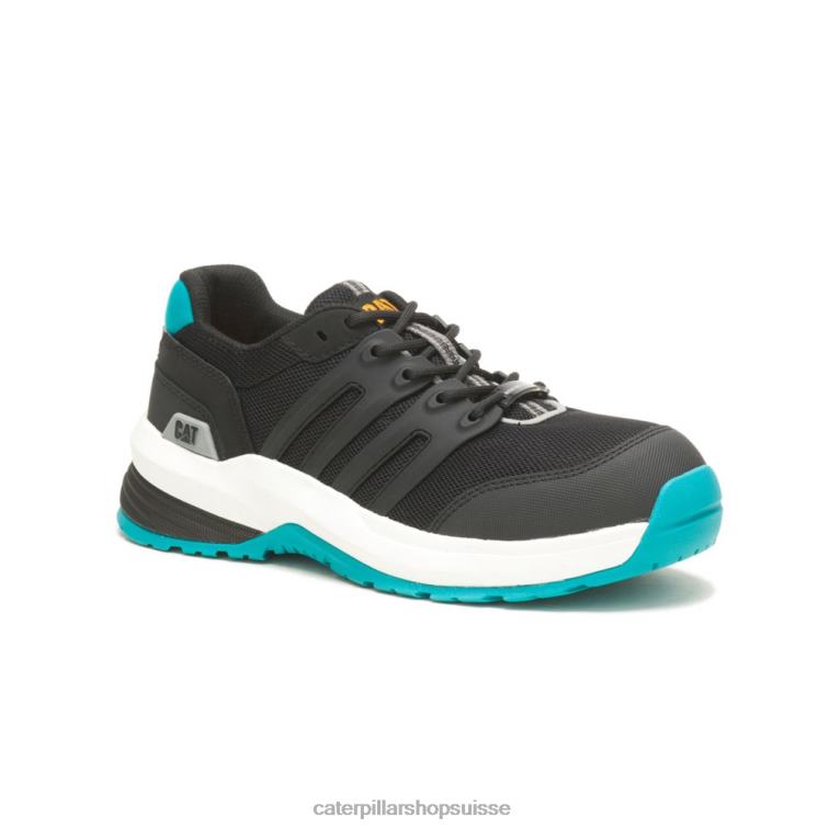 Caterpillar chaussure de travail à embout composite Streamline 2.0 noir/bleu sarcelle femmes 0T2P8299 | chaussures de travail