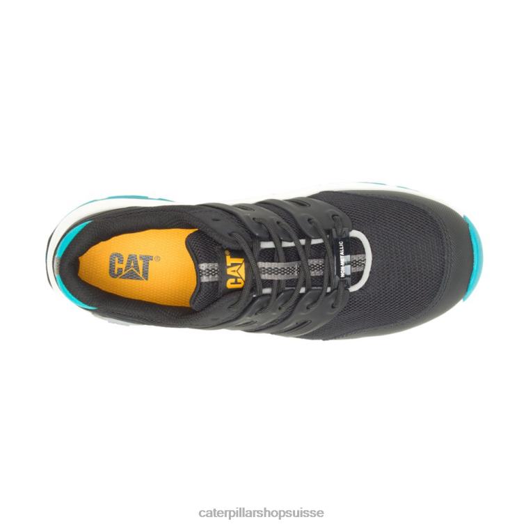 Caterpillar chaussure de travail à embout composite Streamline 2.0 noir/bleu sarcelle femmes 0T2P8299 | chaussures de travail