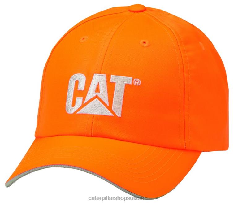 Caterpillar casquette de marque haute visibilité orange Hommes 0T2P8253 | chapeau