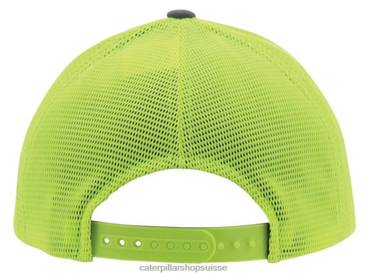 Caterpillar casquette en filet haute visibilité jaune haute visibilité Hommes 0T2P8255 | chapeau