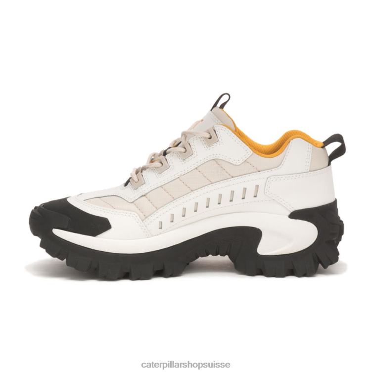 Caterpillar chaussure d\'intrus blanc brillant/bouleau Hommes 0T2P8137 | baskets épaisses décontractées