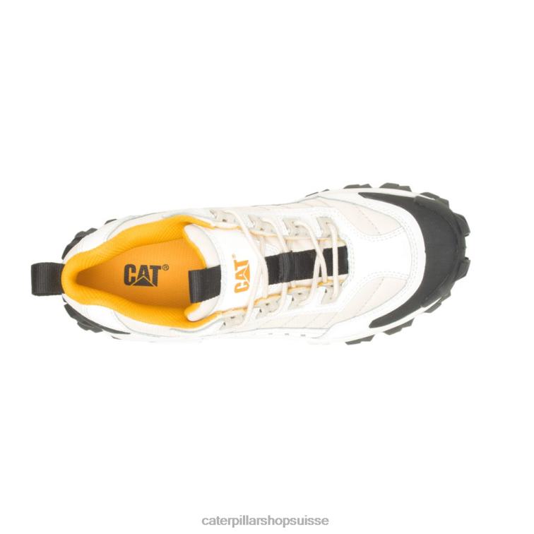Caterpillar chaussure d\'intrus blanc brillant/bouleau Hommes 0T2P8137 | baskets épaisses décontractées