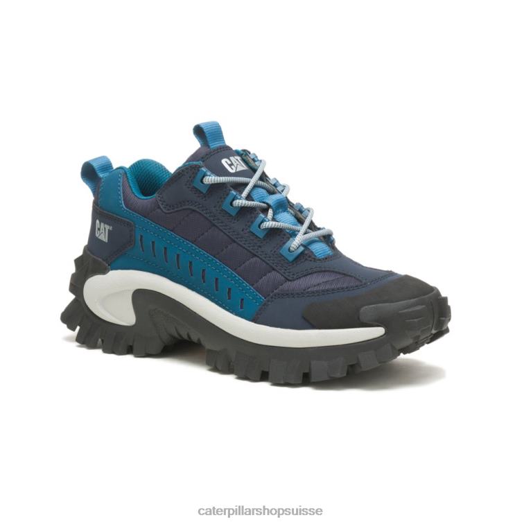 Caterpillar chaussure d\'intrus éclipse totale/bleu marocain Hommes 0T2P8136 | baskets épaisses décontractées