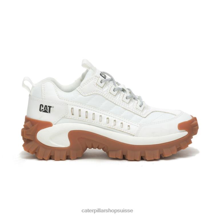 Caterpillar chaussure eco intruder blanc brillant Hommes 0T2P8126 | baskets épaisses décontractées