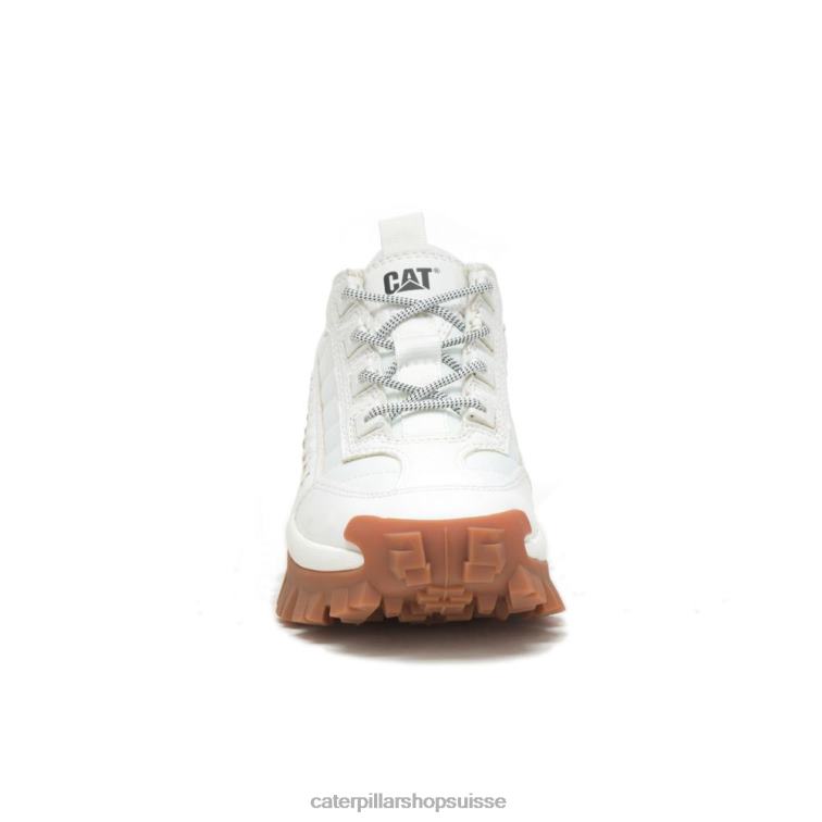 Caterpillar chaussure eco intruder blanc brillant Hommes 0T2P8126 | baskets épaisses décontractées