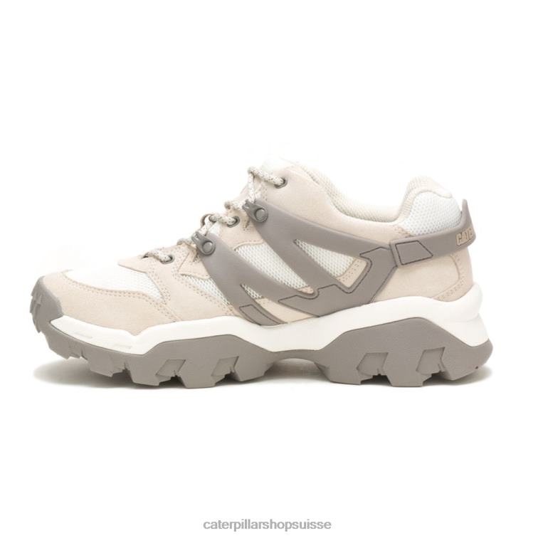 Caterpillar sneaker de réacteur bouleau/blanc brillant Hommes 0T2P8160 | baskets épaisses décontractées