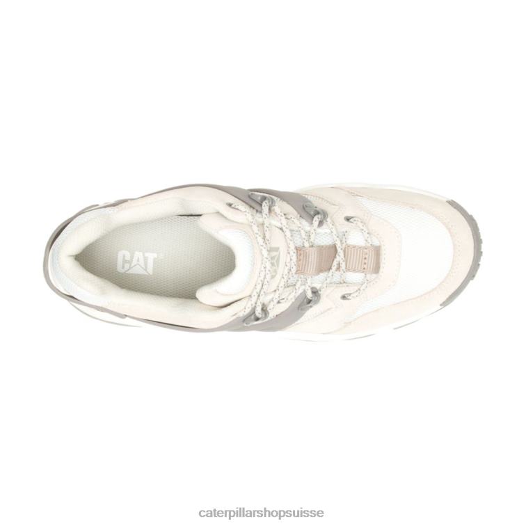 Caterpillar sneaker de réacteur bouleau/blanc brillant Hommes 0T2P8160 | baskets épaisses décontractées