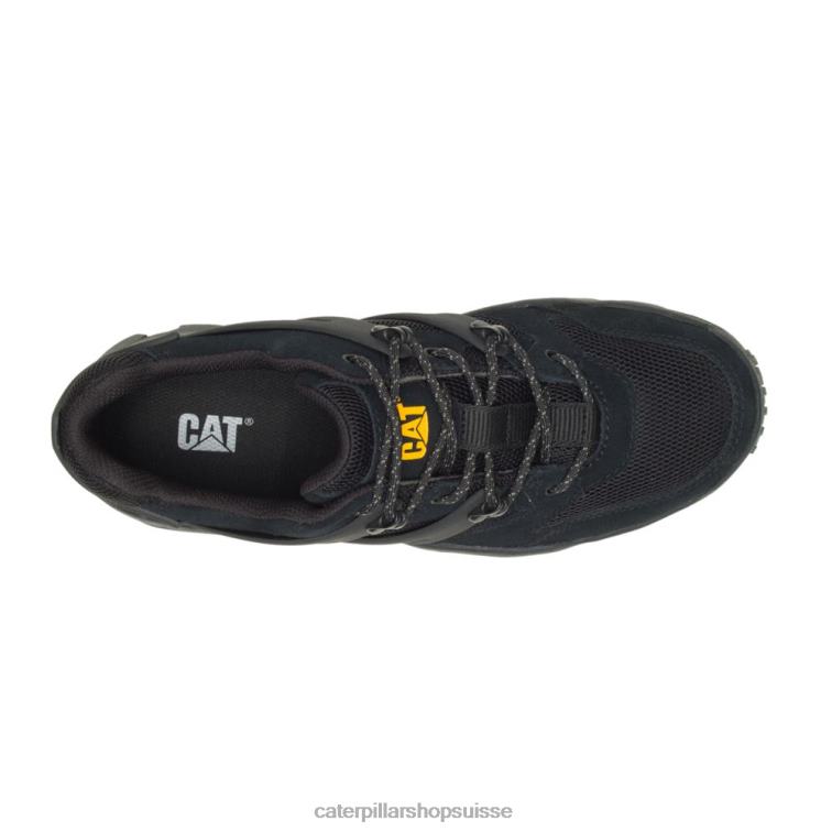 Caterpillar sneaker de réacteur noir Hommes 0T2P8162 | baskets épaisses décontractées