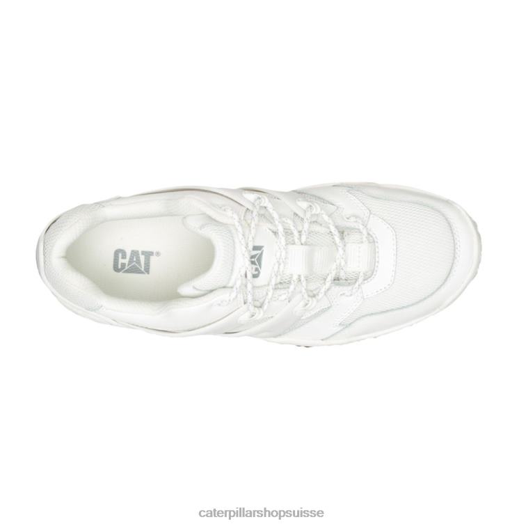 Caterpillar sneaker de réacteur étoile blanche Hommes 0T2P8161 | baskets épaisses décontractées