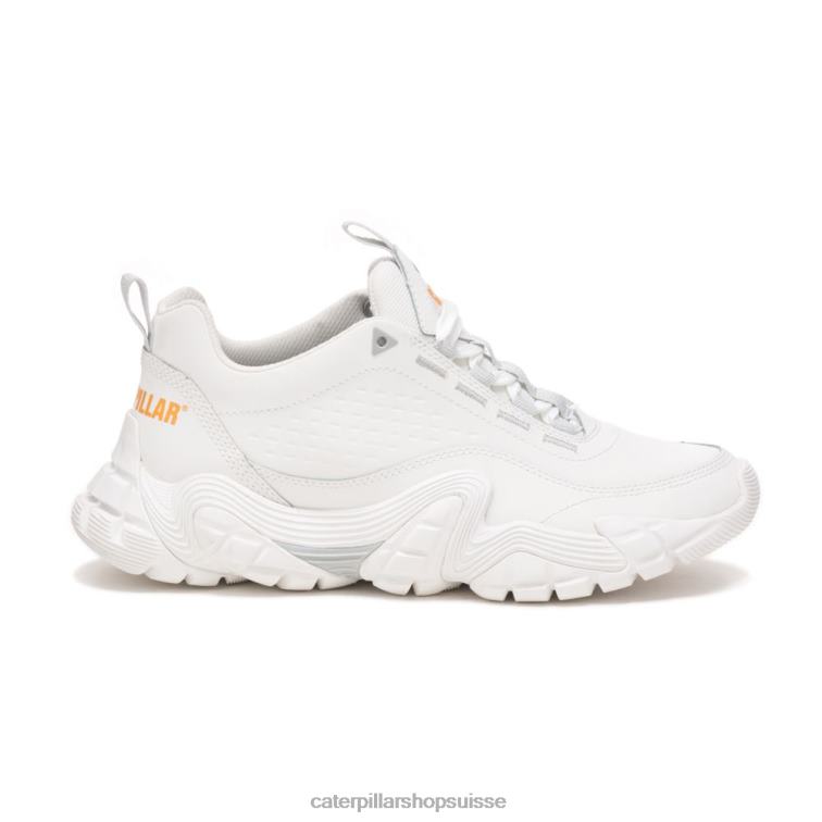 Caterpillar sneaker tempête de vapeur blanc brillant Hommes 0T2P8151 | baskets épaisses décontractées