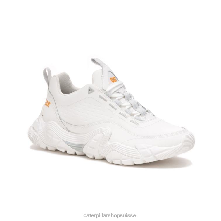 Caterpillar sneaker tempête de vapeur blanc brillant Hommes 0T2P8151 | baskets épaisses décontractées