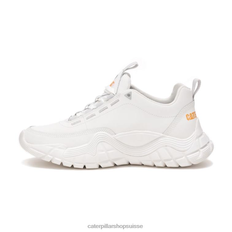 Caterpillar sneaker tempête de vapeur blanc brillant Hommes 0T2P8151 | baskets épaisses décontractées