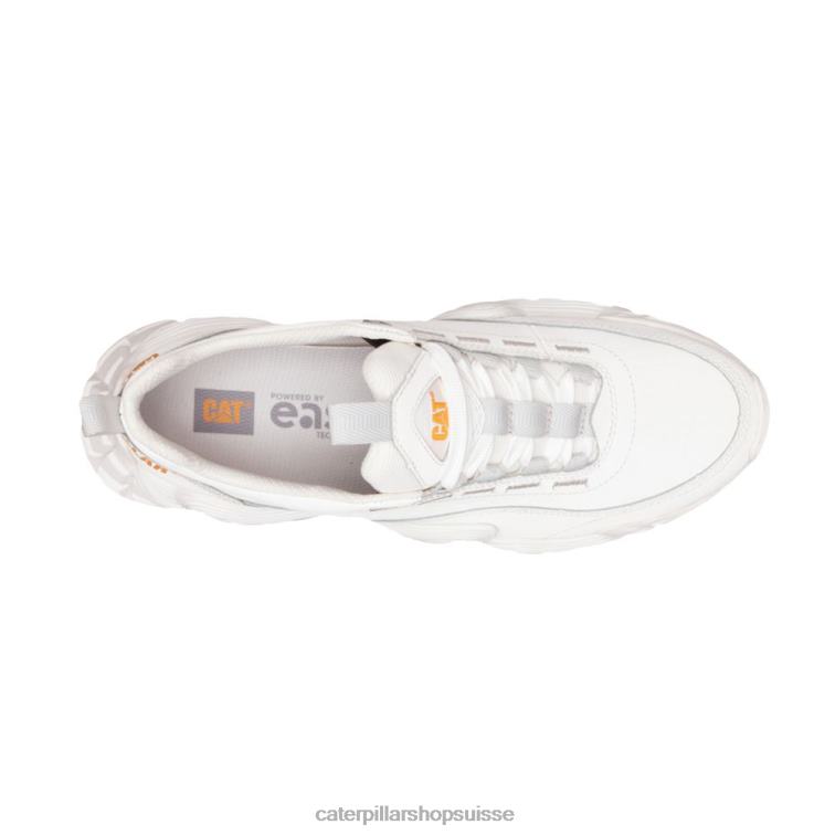 Caterpillar sneaker tempête de vapeur blanc brillant Hommes 0T2P8151 | baskets épaisses décontractées