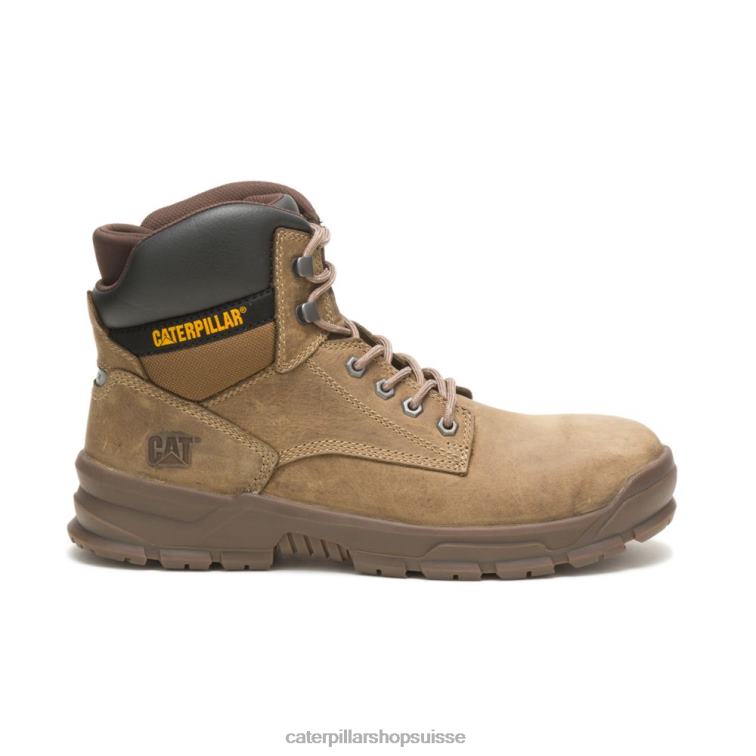 Caterpillar Mobiliser la botte de travail à bout en alliage fossile Hommes 0T2P854 | bottes de travail