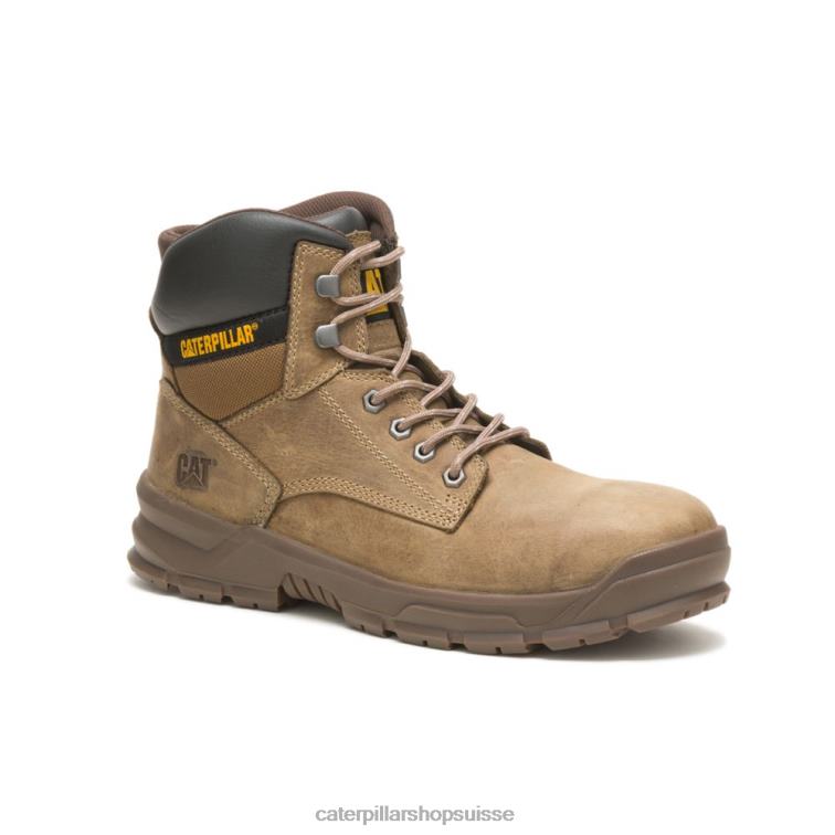 Caterpillar Mobiliser la botte de travail à bout en alliage fossile Hommes 0T2P854 | bottes de travail