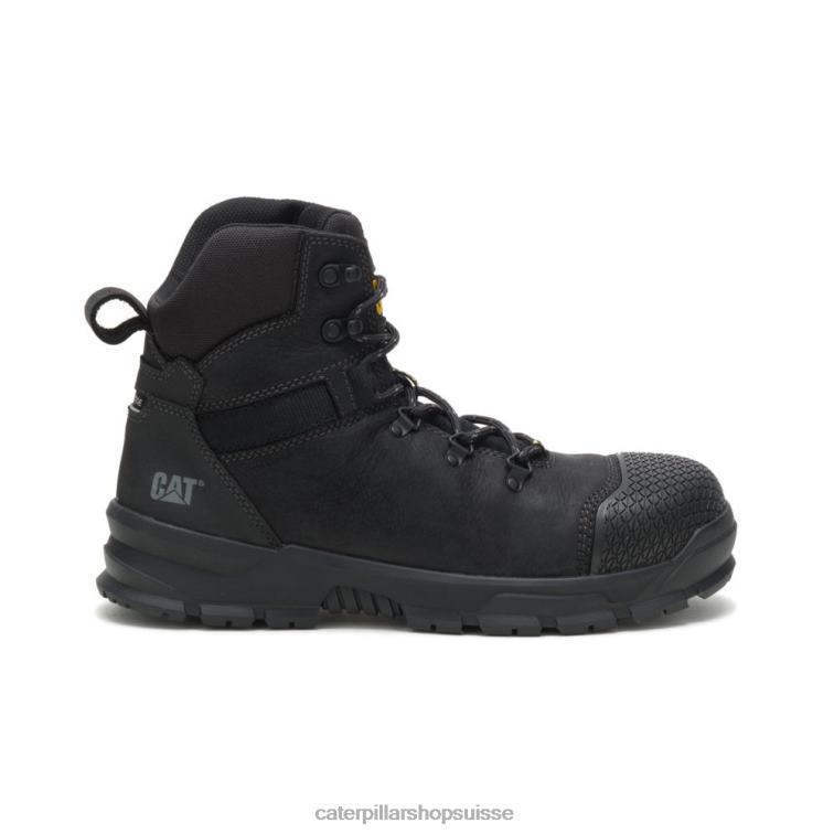 Caterpillar X Accomplice botte de travail imperméable à embout d'acier noir Hommes 0T2P822 | bottes de travail