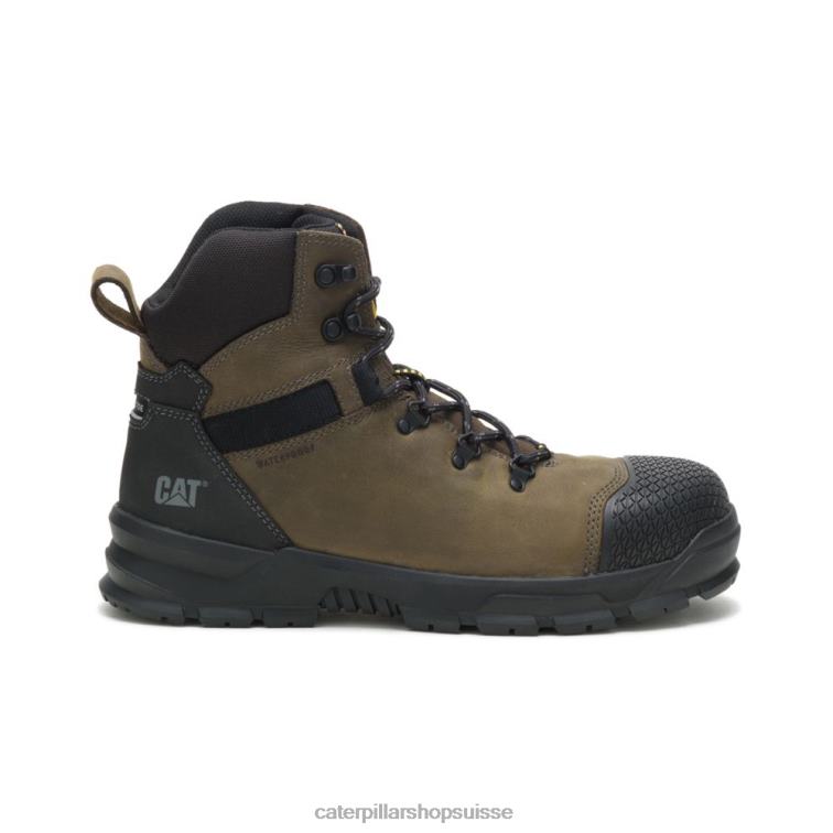 Caterpillar X Accomplice botte de travail imperméable à embout d'acier rocher Hommes 0T2P821 | bottes de travail