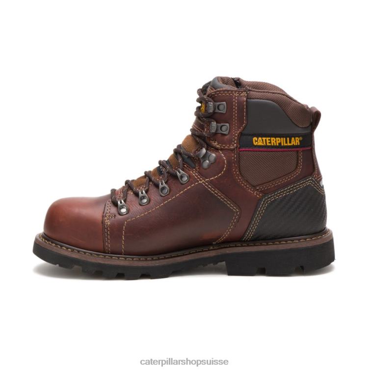 Caterpillar botte de travail alaska 2.0 à embout d\'acier brun Hommes 0T2P828 | bottes de travail