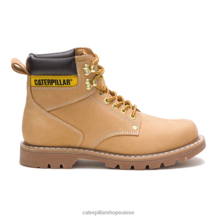 Caterpillar botte de travail du deuxième quart Miel Hommes 0T2P813 | bottes de travail