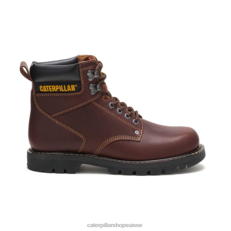 Caterpillar botte de travail du deuxième quart bronzer Hommes 0T2P814 | bottes de travail