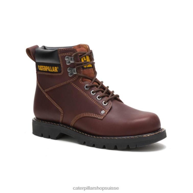 Caterpillar botte de travail du deuxième quart bronzer Hommes 0T2P814 | bottes de travail