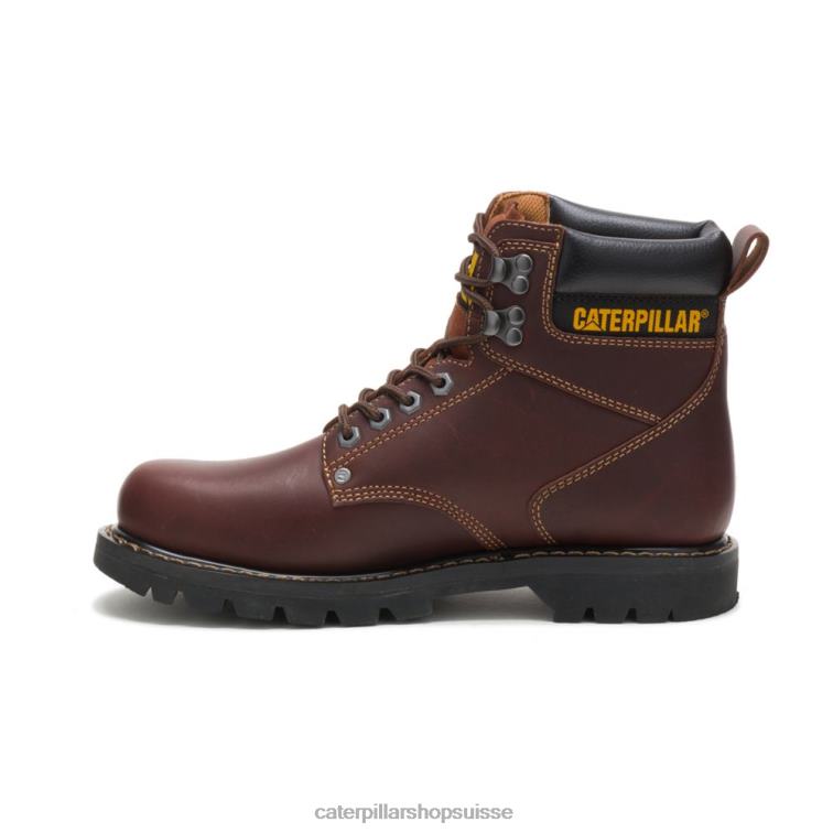 Caterpillar botte de travail du deuxième quart bronzer Hommes 0T2P814 | bottes de travail