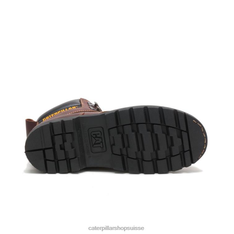 Caterpillar botte de travail du deuxième quart bronzer Hommes 0T2P814 | bottes de travail