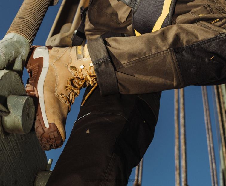 Caterpillar botte de travail à embout d\'acier Invader Hi noir Hommes 0T2P86 | bottes de travail