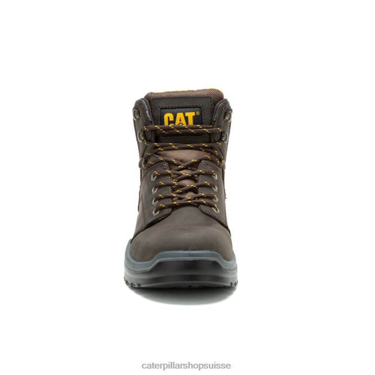 Caterpillar botte de travail à embout d\'acier brun Hommes 0T2P862 | bottes de travail