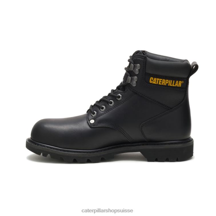 Caterpillar botte de travail à embout d\'acier de deuxième quart de travail noir Hommes 0T2P817 | bottes de travail