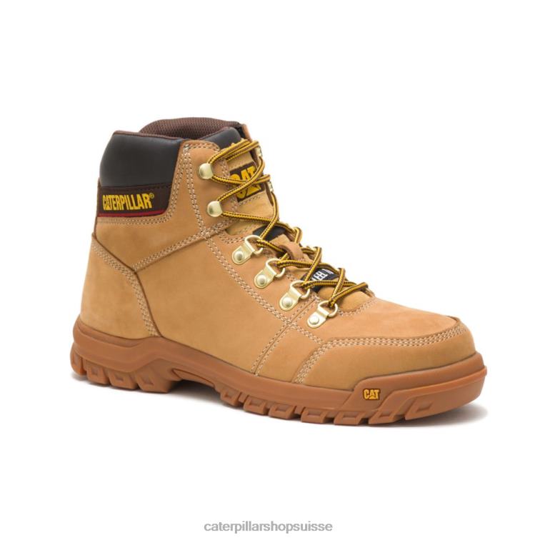 Caterpillar botte de travail à embout d\'acier miel réinitialiser Hommes 0T2P864 | bottes de travail