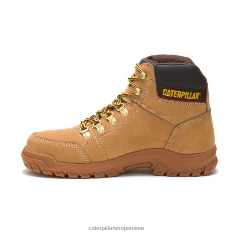 Caterpillar botte de travail à embout d\'acier miel réinitialiser Hommes 0T2P864 | bottes de travail