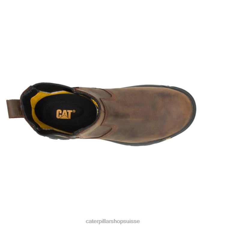 Caterpillar botte de travail à empattement argile Hommes 0T2P836 | bottes de travail
