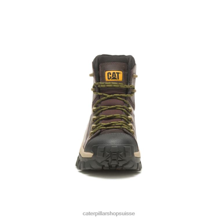 Caterpillar botte de travail en composite imperméable à l\'eau de randonnée de l\'envahisseur grain de café Hommes 0T2P82 | bottes de travail
