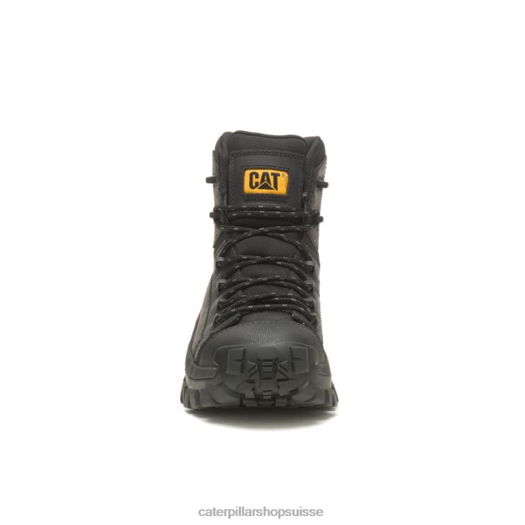 Caterpillar botte de travail en composite imperméable à l\'eau de randonnée de l\'envahisseur noir Hommes 0T2P81 | bottes de travail
