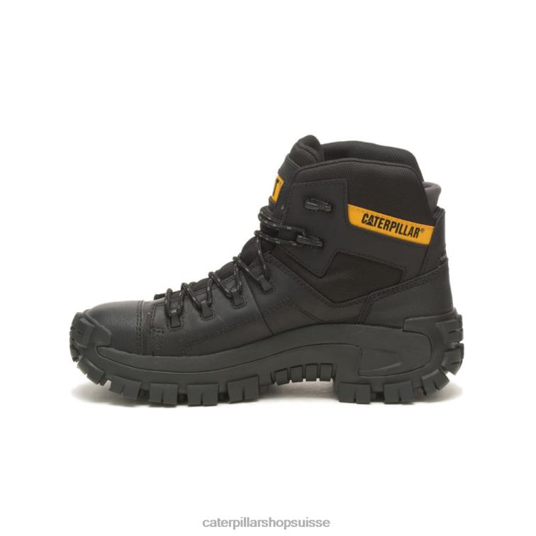 Caterpillar botte de travail en composite imperméable à l\'eau de randonnée de l\'envahisseur noir Hommes 0T2P81 | bottes de travail