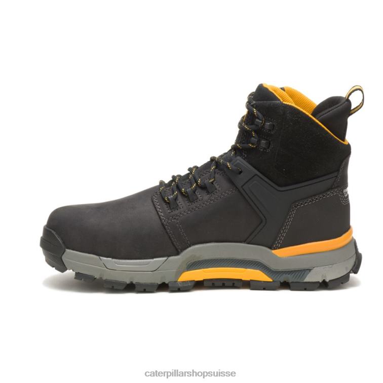 Caterpillar botte de travail imperméable à l\'eau avec nano-orteil noir Hommes 0T2P873 | bottes de travail