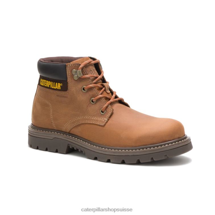 Caterpillar botte de travail imperméable outbase brun Hommes 0T2P835 | bottes de travail
