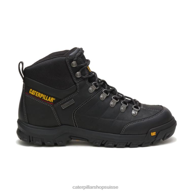 Caterpillar botte de travail imperméable à seuil noir Hommes 0T2P89 | bottes de travail