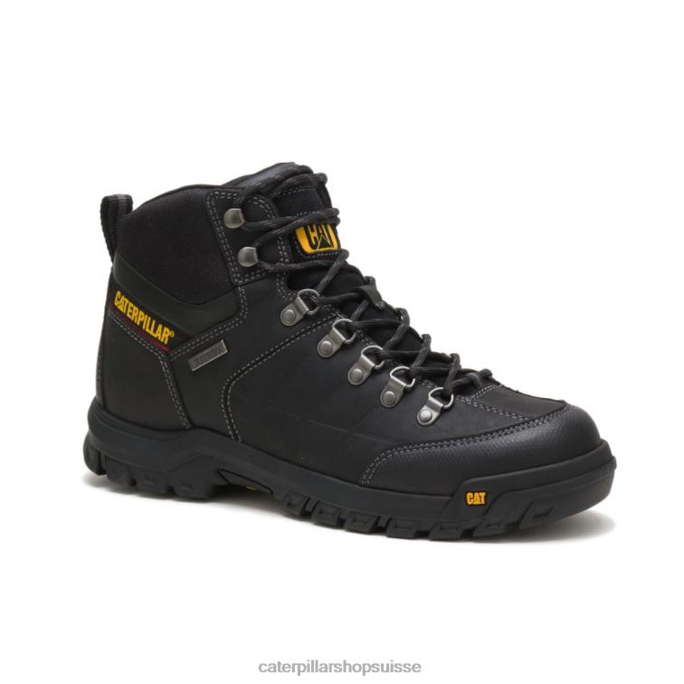 Caterpillar botte de travail imperméable à seuil noir Hommes 0T2P89 | bottes de travail